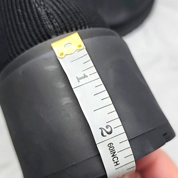 🚨NEW🚨STEVE MADDEN🚨 HOLLEY BLACK ANKLE CHUNKY CHELSEA BOOT LADIES 12 NWOB - Picture 10 of 16